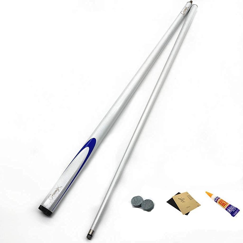 RYGHTTYT pool cue 3/4 The Wear-Resistantmadebilliard Pool Cue 1/2 Section Handcraft Snooker Cue, Carbon Fiber Pool Cues Adult, with Stable Force Transmission and Stainless Steel Copper Interface,9.5Mm