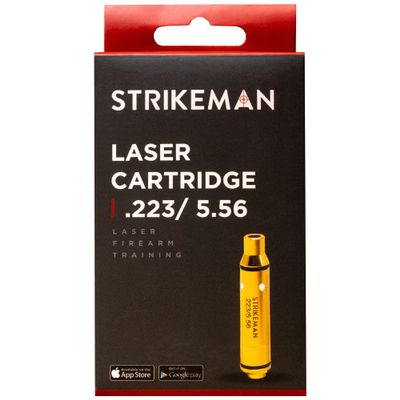 Strikeman .223/5.56 Dry Fire Laser Training Cartridge - Great for Target Shooting Practice with Rifles, Made for Our Firearm Training System - Red Laser Cartridge Only