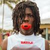 Battle Sports Oxygen Football Mouthguard - Football Mouth Guard with Strap, Superior Airflow & Better Performance, Maximum Breathability, Works with Braces - Ruthless/Red with Black Logo view 3