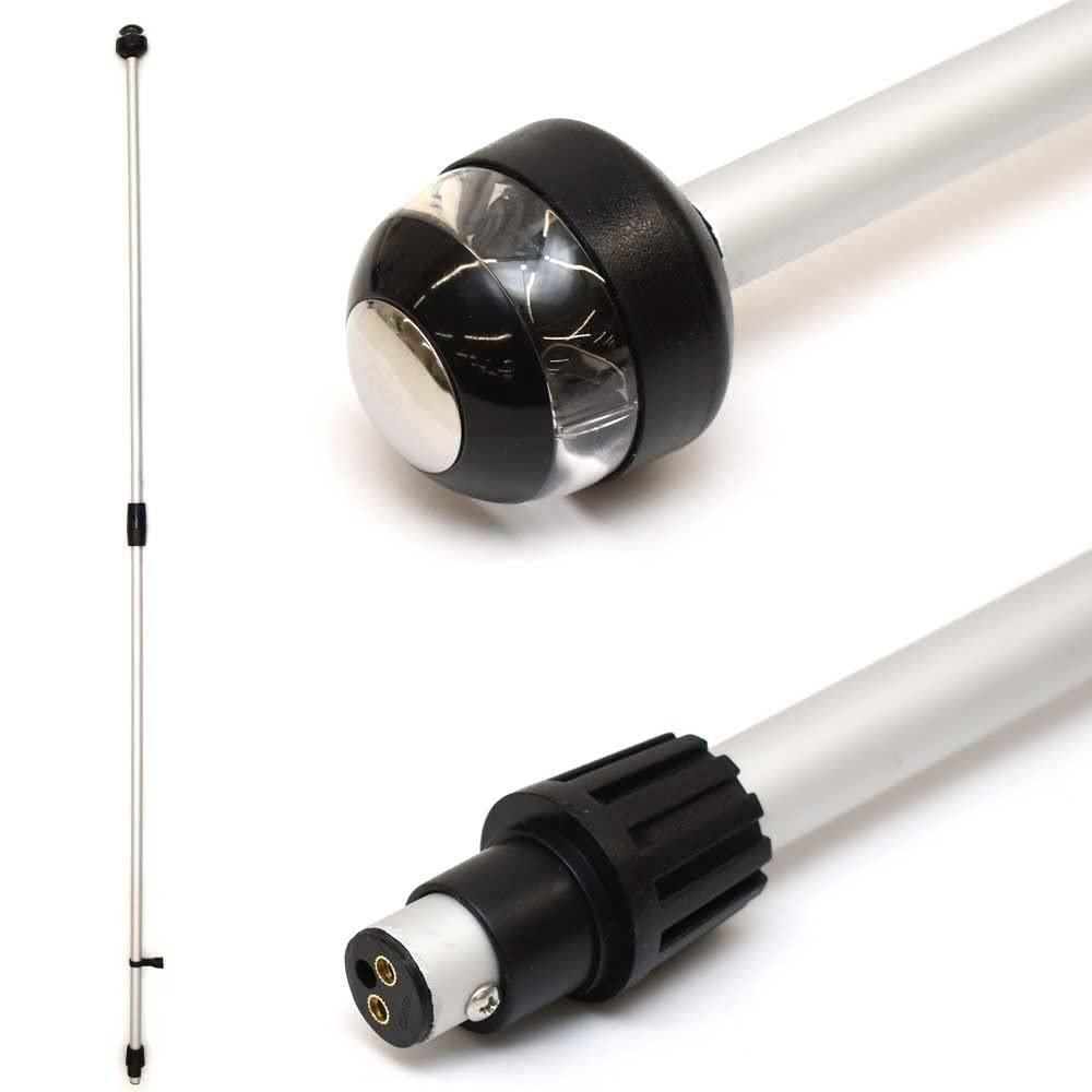 Aqua Signal Boat All-Round Stern Light 22726-1 | Folding Pole 72 Inch