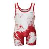 Matman USA The Splatter Men's & Boy's Wrestling - Weightlifting - Exercise Singlet - Made in the U.S.A. (Red, Small) view 2