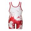 Matman USA The Splatter Men's & Boy's Wrestling - Weightlifting - Exercise Singlet - Made in the U.S.A. (Red, Small) view 3