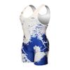 Matman USA The Splatter Men's & Boy's Wrestling - Weightlifting - Exercise Singlet - Made in the U.S.A. (Blue, XX-Large) view 1