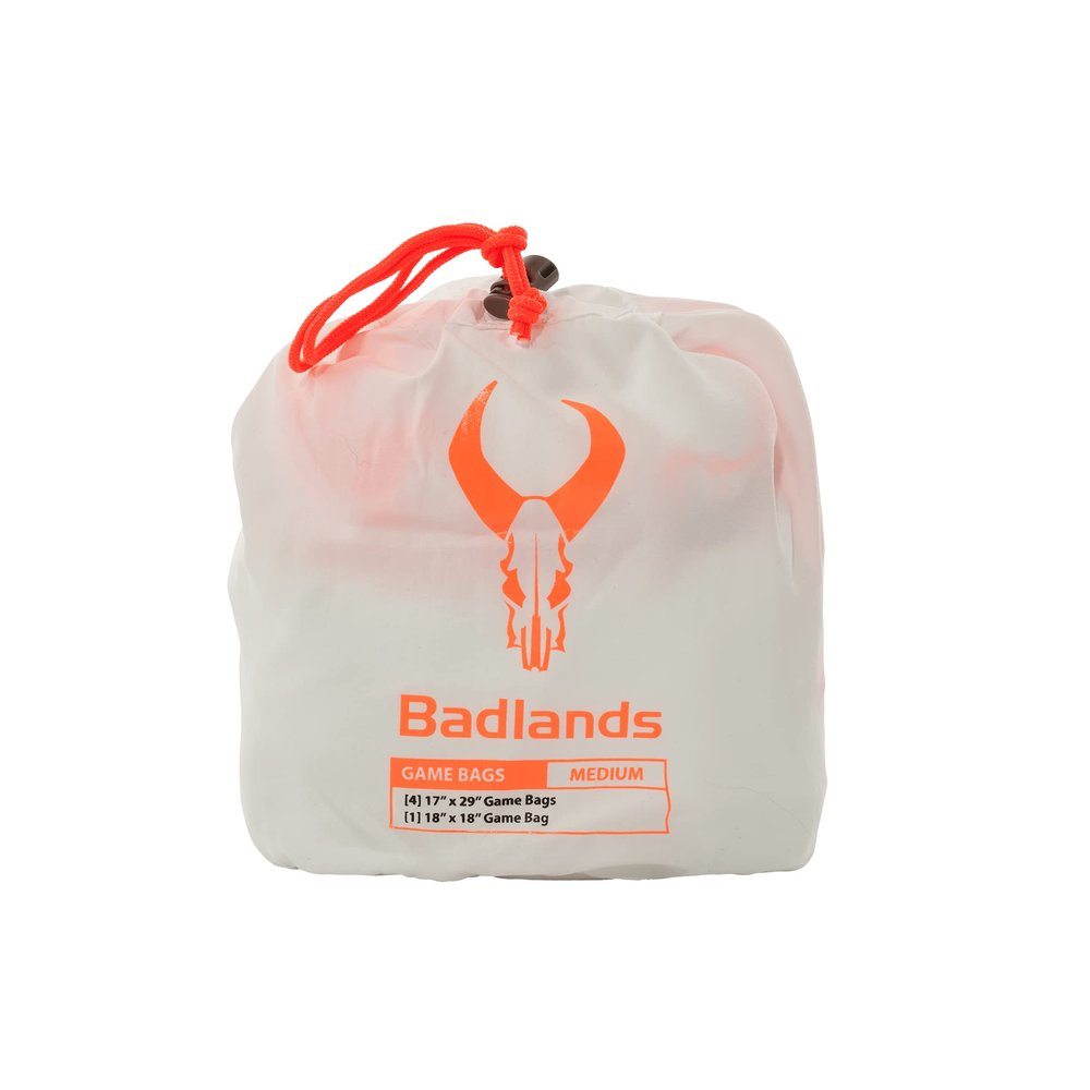 Badlands Game Bags 5 Pack, White, Medium