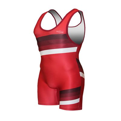 Matman USA The Retro Men's Wrestling Singlet (Red, Large)