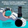 SquidCup Non-Tipping, Anti-Spill Cup Holder for Boats, Kayaks, SUPs, RVs, Fishing & Camping | Universal 1230 oz Fit | BPA-Free, Optional SquidDisk Mount Included for Textured Surfaces (Black/Teal) view 4
