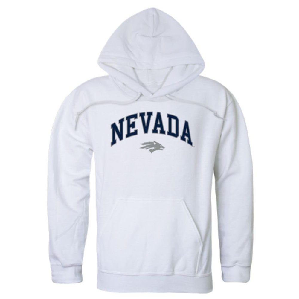 W Republic University of Nevada Wolf Pack Campus Fleece Hoodie Sweatshirts White Large