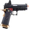 Evike Airsoft - AW Custom HX26 Match King Compact Hi-CAPA Gas Blowback Airsoft Pistol (Color: Red) view 4