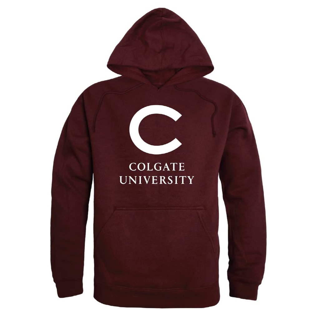 W Republic Colgate University Colgate Raiders Seal Fleece Hoodie Sweatshirts - Maroon, XX-Large