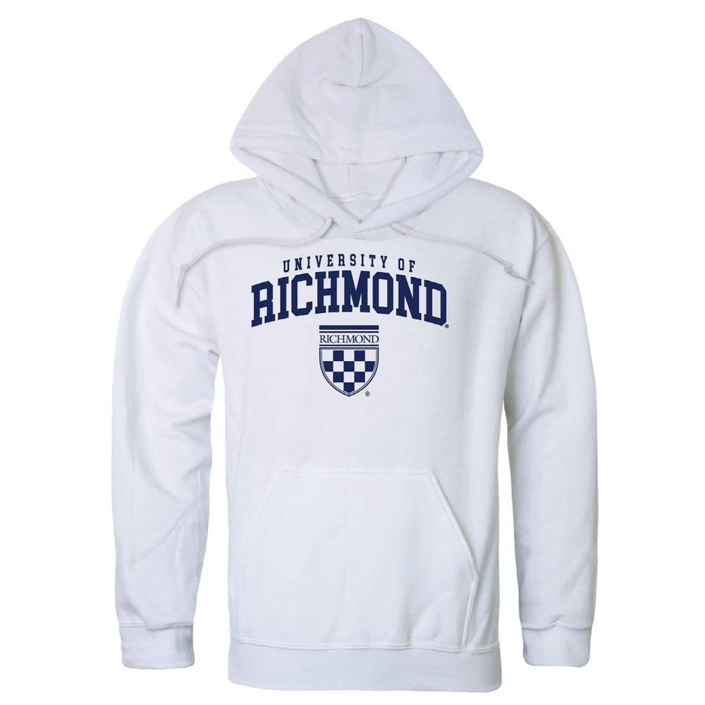 W Republic University of Richmond Spiders Seal Hoodie Sweatshirts - White, Large