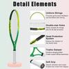bo'weiqi 23" Kids Tennis Racket for Aged 8-10, Lightweight Youth Tennis Racket for Outdoor/Indoor Sports Including 1 Tennis Racket,1 Non-Slip Grip and 1 Shoulder Strap Bag Easy Carry(Green+Yellow) view 4