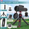 HD 10-30X50 FMC Spotting Scope (Long Range Spotting with Designed Tripod, Wrist Strap, Phone Adapter) Objective Lens and Eyepiece Cover view 3