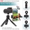 HD 10-30X50 FMC Spotting Scope (Long Range Spotting with Designed Tripod, Wrist Strap, Phone Adapter) Objective Lens and Eyepiece Cover view 4