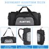 AUMTISC Lacrosse Bag Backpack, 2 Stick Holders and Separate Shoes Cleats Compartment, 75L Large Capacity to Holds All Lacrosse Equipment or Field Hockey Gear view 4