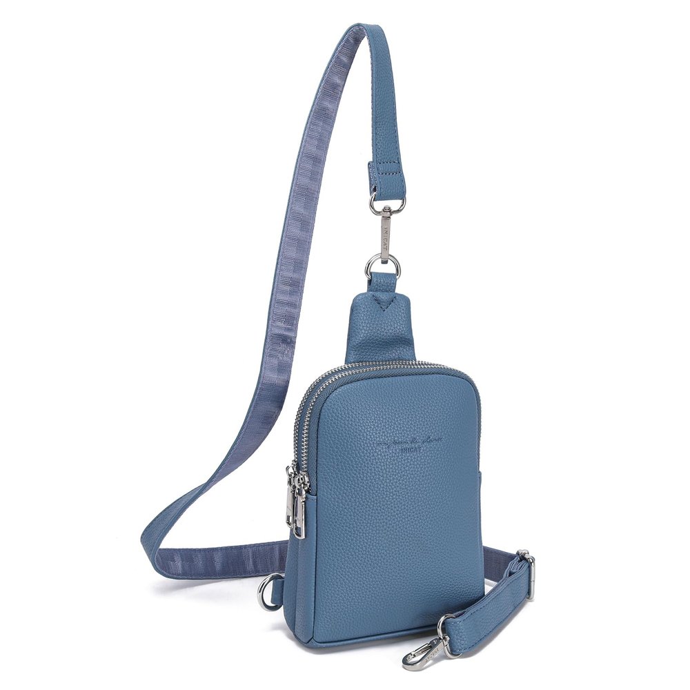 INICAT Anti Theft Crossbody Bags for Women Small Sling Bag Travel Essentials Fanny Packs Cross Body Purses Birthday Gifts (Blue)