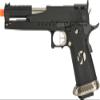 Evike Airsoft - AW Custom HX22 Gold Standard IPSC Gas Blowback Airsoft Pistol (Color: Black) view 3
