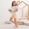 Auranso Girls Bike Shorts Cartwheel Breathable and Safety Biker Under Dress Dance Shorts Skin Color 10-12 Years view 2