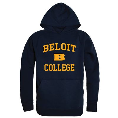 W Republic Beloit College Buccaneers Seal Hoodie Sweatshirts - Navy, Medium