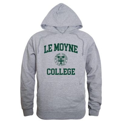 W Republic Le Moyne College Dolphins Seal Fleece Hoodie Sweatshirts - Heather Grey, Large
