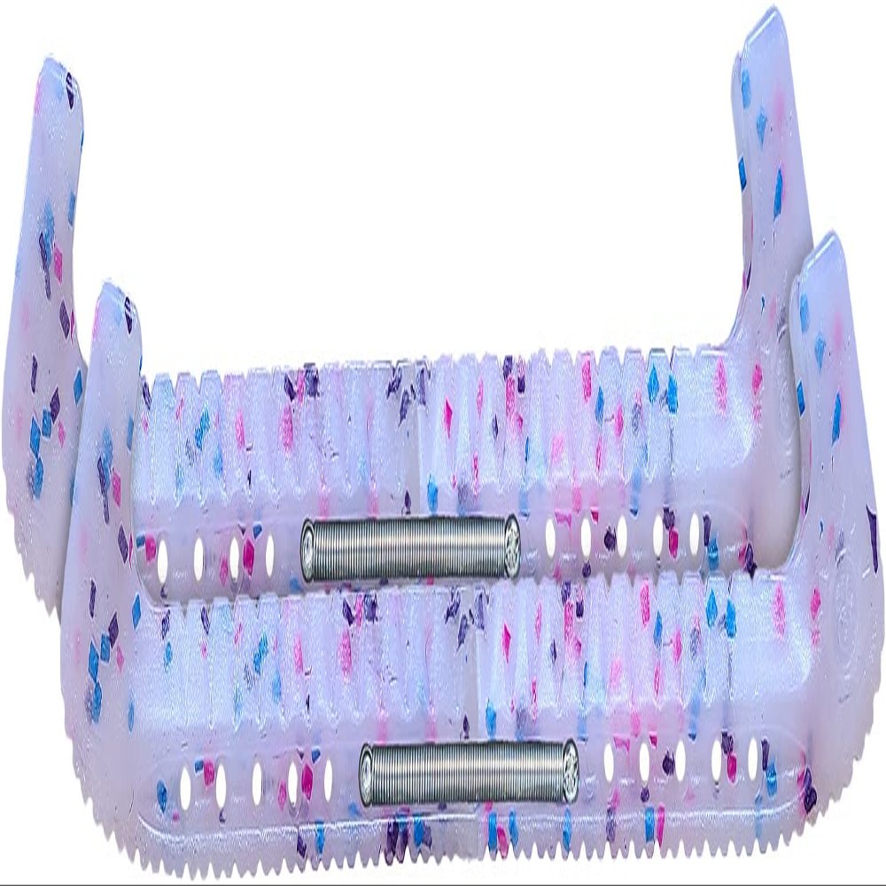 SKATE GURU Figure Skating Blade Guard - Figure - Sprinklz Pink Blue Purple 120