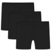 Auranso Girls Bike Shorts Dance Breathable and Safety Biker Under Dress Shorts Black 9-10 Years view 1
