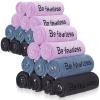 Peryiter 24 Pcs Microfiber Gym Towels for Men and Women, Soft Be Fearless Sweat Workout Towels for Yoga Sports Exercise Fitness Bath Home Cycling Swimming Camping view 1