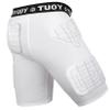 TUOYR Mens Padded Compression Short Football Girdle with Pads Hip Thigh Butt Tailbone Protector Pants Youth Adult Protective for Baseball Snowboard Skate Ski Kockey Cycling Baseball Rugby view 1