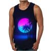 NaRHbrg Palm Tree Tanks Tops for Mens Cool Printed Graphic Sleeveless Tank Top Muscle Shirt for Workout Gym Jogging view 1