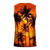NaRHbrg Palm Tree Tanks Tops for Mens Cool Printed Graphic Sleeveless Tank Top Muscle Shirt for Workout Gym Jogging view 4