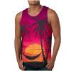 NaRHbrg Palm Tree Tanks Tops for Mens Cool Printed Graphic Sleeveless Tank Top Muscle Shirt for Workout Gym Jogging view 1