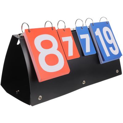 BESPORTBLE Portable Tabletop Scoreboard Multi-Function Scorekeeper for Basketball Soccer Volleyball More Easy to Use Numbers for Sports Events and Practice