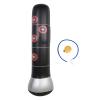 NDNCZDHC PVC Inflatable Boxing Bag, Boxing Punching Kick Training Column Bag Pressure Relief Accessory with Air Inflator Pedal Pump view 1