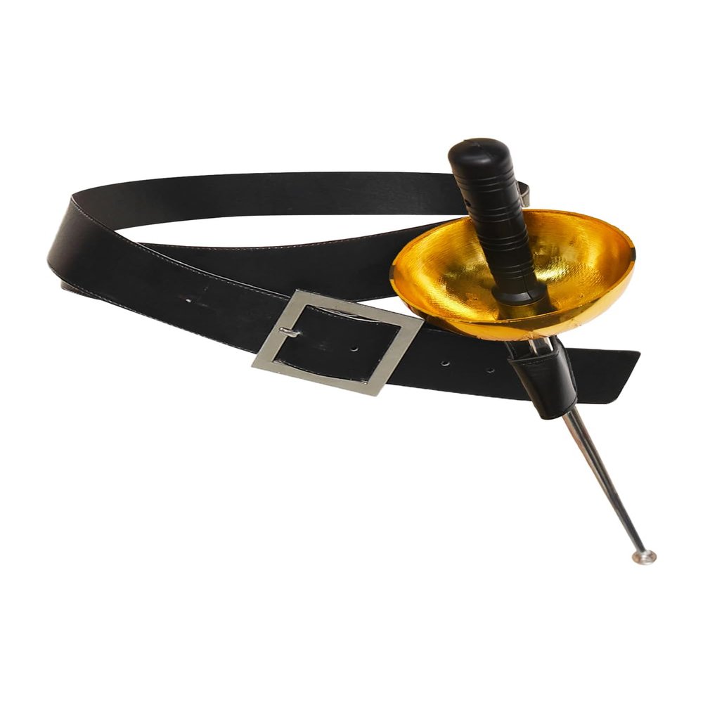 Byvitoy Kids Puss Costume Puss Cosplay Sword Leather Belt for Halloween Party