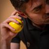 omtex Weighted Balls 400 g for Power Hitting, Batting and Pitching Training Suitable for Teenager & Athlete, Build Strength and Muscle, Improve Technique and Form - Yellow view 2