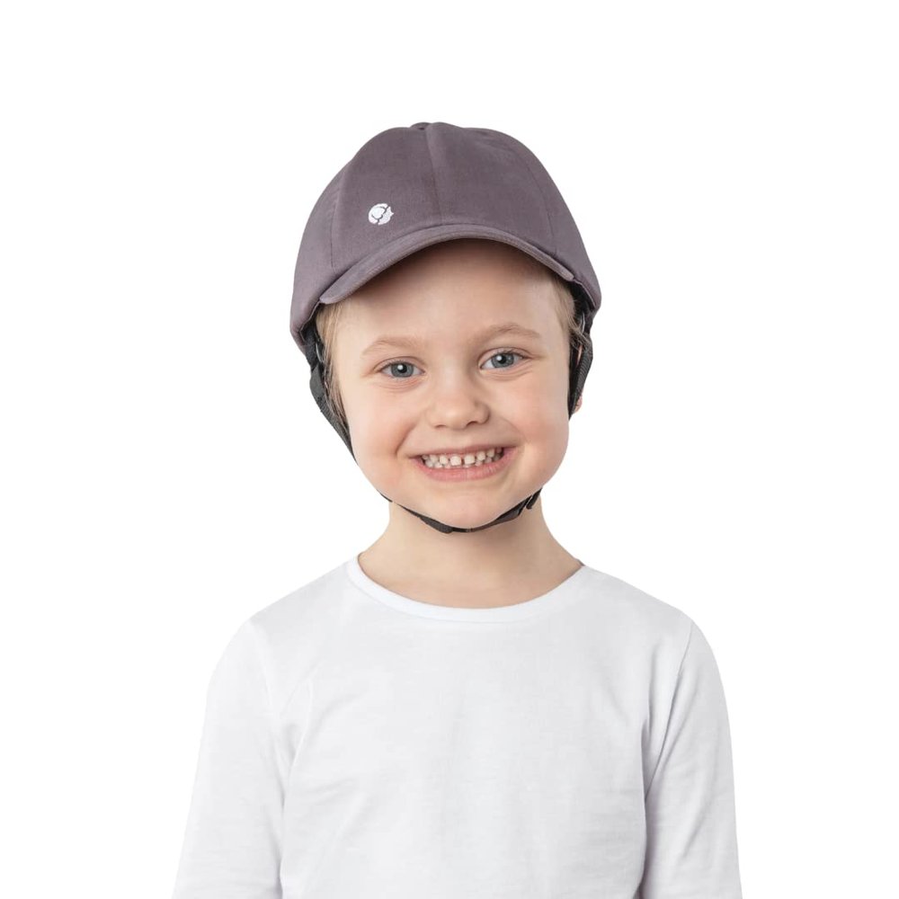 Ribcap Medical Helmet for Kids | Platin Baseball Cap with Chin Strap | Midi/Maxi 19.5-21.5 | Soft Protective Helmet for Epilepsy | Protective Helmet for Seizures | Fashionable and No Stigma
