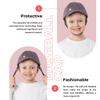 Ribcap Medical Helmet for Kids | Platin Baseball Cap with Chin Strap | Midi/Maxi 19.5-21.5 | Soft Protective Helmet for Epilepsy | Protective Helmet for Seizures | Fashionable and No Stigma view 2
