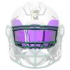 Clear Purple Football Visor, Football Helmet Visor for Adults&Youth, Eye Shield Visor with Football Visor Clips, Easy Install Football Visors for Helmet Football Protection Gear view 1