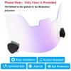 Clear Purple Football Visor, Football Helmet Visor for Adults&Youth, Eye Shield Visor with Football Visor Clips, Easy Install Football Visors for Helmet Football Protection Gear view 2