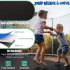 Giantex Trampoline with Basketball Hoop, 12 Ft Trampoline for Kids and Adults with Ladder, ASTM Approved Outdoor Large Recreational Trampoline with Net for Backyards, Park view 2