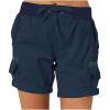 Uillui Cargo Shorts for Women Summer Outdoor Hiking Cargo Shorts High Waist Quick Dry Shorts Casual Loose Slacks with Pocket view 1
