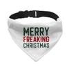 Christmas Themed Pet Bandana Collar - Funny Scarf Collar - Cute Dog Bandana - S
