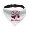 Merry Christmas Camper Pet Bandana Collar - Illustration Scarf Collar - Cute Dog Bandana - S view 1