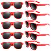 Bouiexye 48 Pack Party Sunglasses Bulk for Birthday Summer Wedding Party Goody Bag Fillers Supplies (Red) view 1