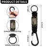 Frienda 2 Set Heavy Duty Paracord Lanyard Necklace Whistles Strap Braided 550 Keychain Lanyard for Outdoor Activities Camera(Black) view 3