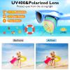 Bouiexye 48 Pack Party Sunglasses Bulk for Birthday Summer Wedding Party Goody Bag Fillers Supplies (Light-blue) view 4