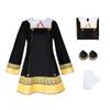 AKTOTO Thorn Princess Yor Forger Cosplay Gothic Dress Anya Forger Cosplay Anime Halloween Full Dress with Wig view 2