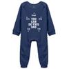 Yeavomeny with Instructions for Dad Baby Long Sleeve Playsuit Newborn Bodysuit Outfit Clothes view 1
