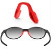 ToughAsNails Low Bridge Fit Red Replacement Nose Pads Pieces for Oakley BXTR OO9280/BXTR Metal OO9237 Sunglasses view 1