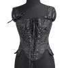 Push Up Corset Top for Women Victorian Bustier Tops Steampunk Belt Pirate Renaissance Vest Overbust Corsets view 2