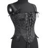 Push Up Corset Top for Women Victorian Bustier Tops Steampunk Belt Pirate Renaissance Vest Overbust Corsets view 3